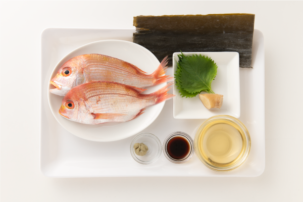 レンコ鯛の昆布締め