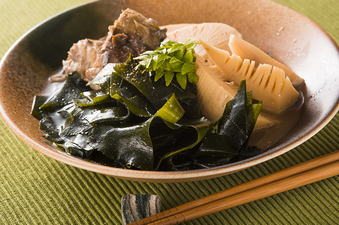 鯖缶風味の若竹煮